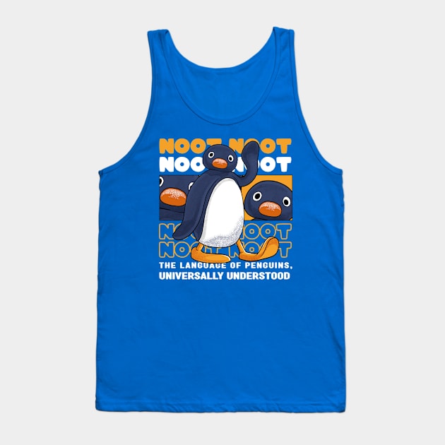 Noot Noot Penguin Meme Tank Top by milatees